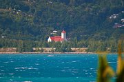  Church on Mahé, seen from Cerf Island